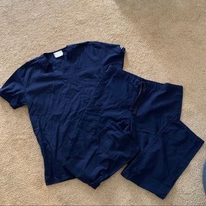 Navy Scrubs Set